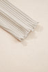 Lace Trim Button Henley Lettuce Edge Ribbed Top
